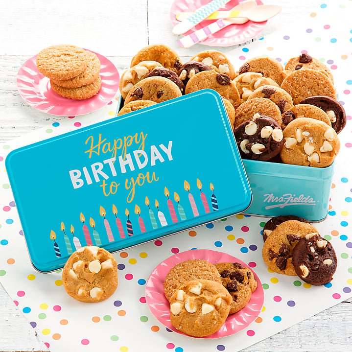 product image for Mrs. Fields® Happy Birthday 30 Nibblers® Tin